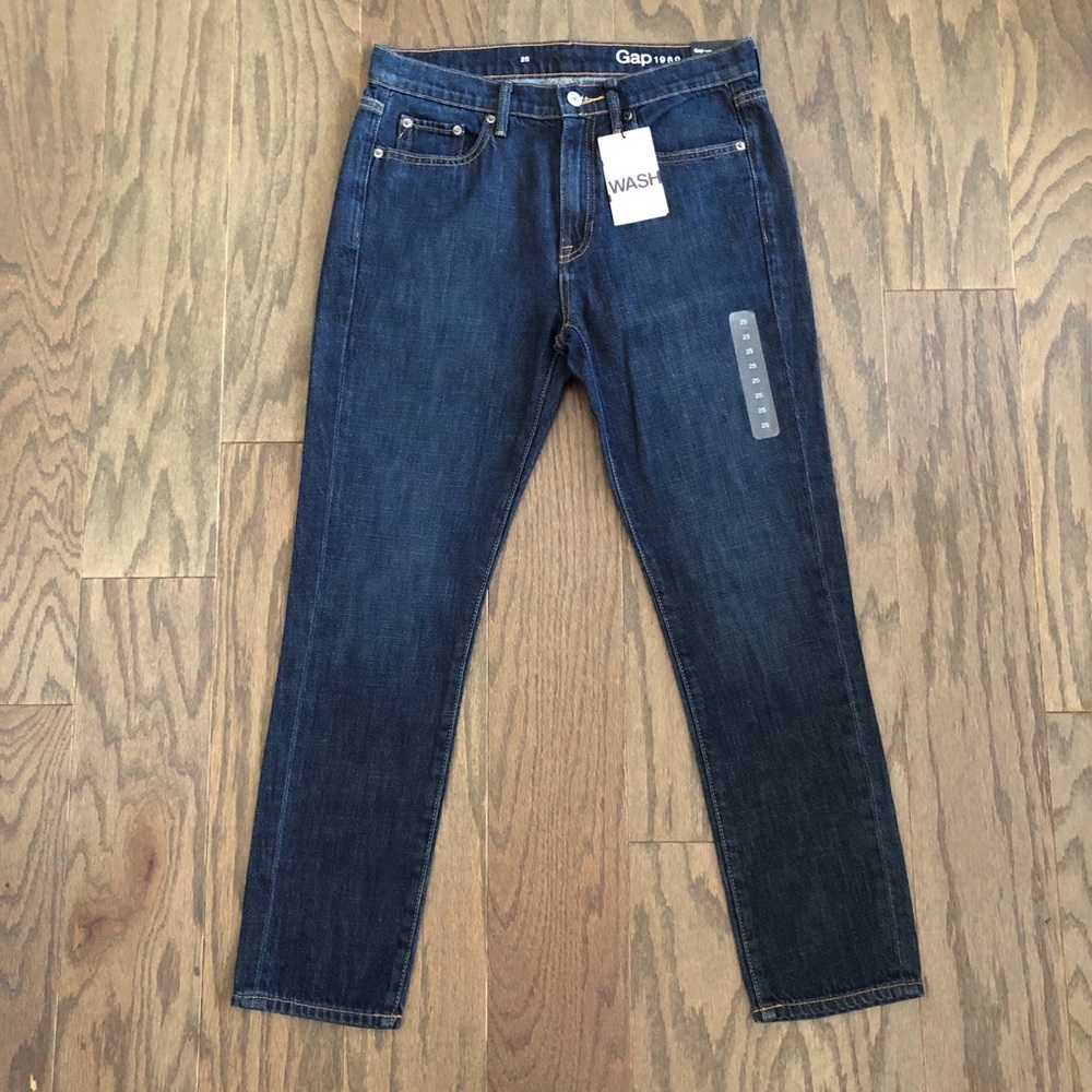 Gap 1969 Dark Wash Ankle Slim Fit Jeans
